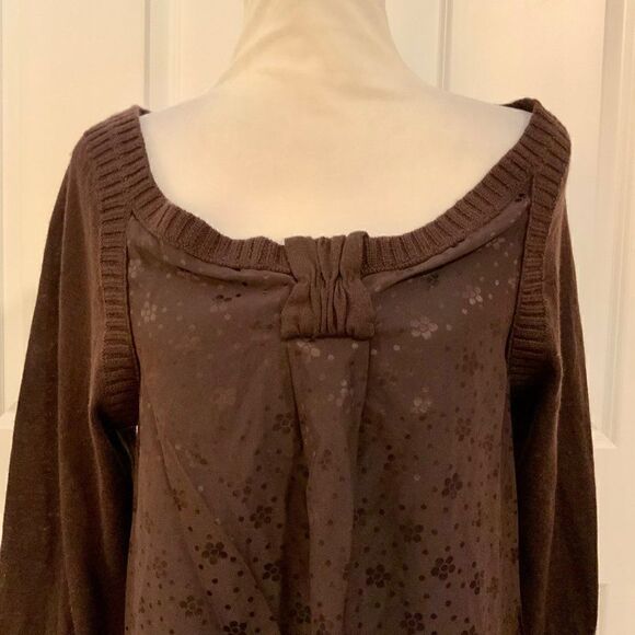 Marc by Marc Jacobs Burgundy Purple Silk Wool Scoop Neck Top Small - Picture 2 of 10